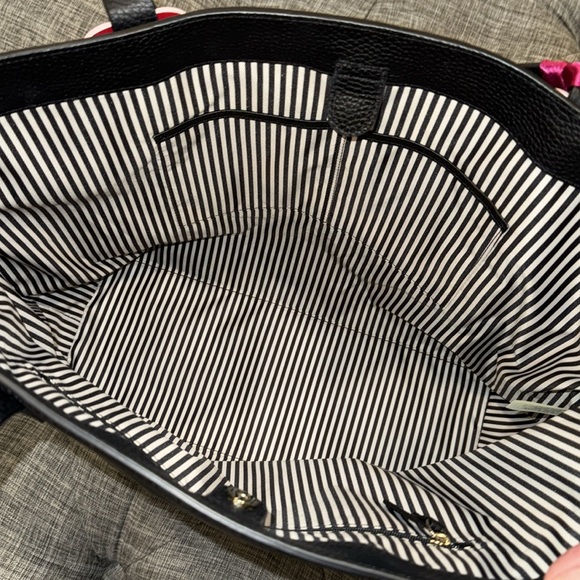 Kate Spade Bag Yours Truly Ombré Heart Pebbled Leather Large Tote - Picture 13 of 17